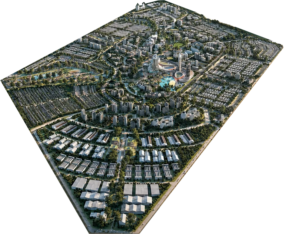 Park City master plan model