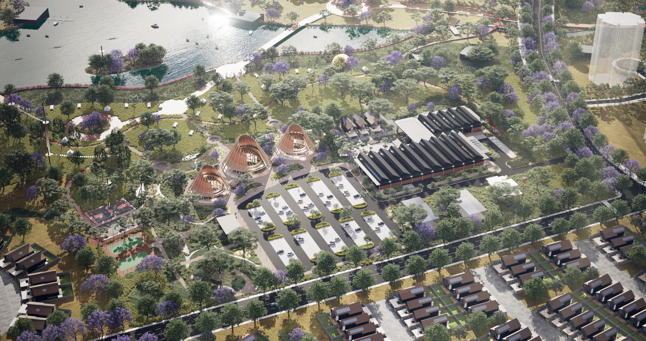 Concept aerial of Phase One